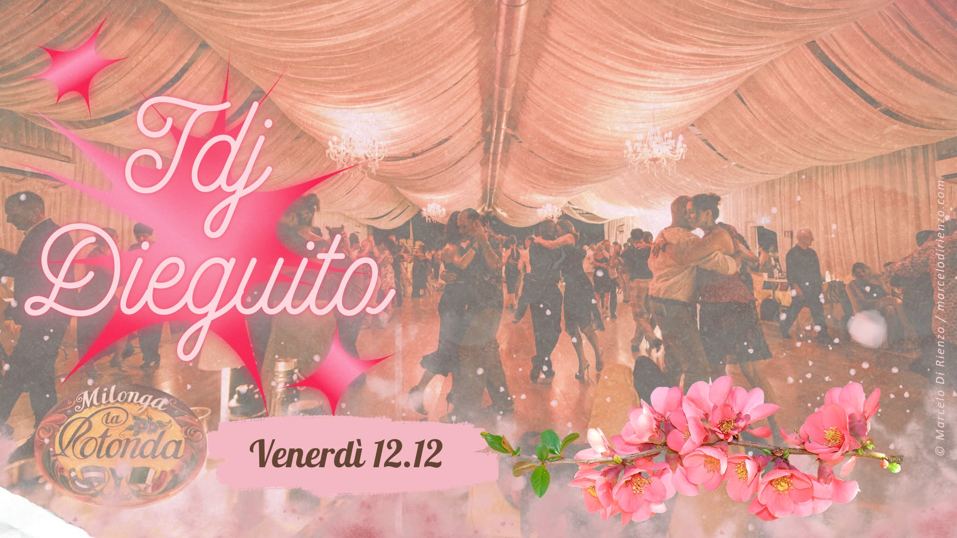 Venerdì 12 Dicembre, Tdj Dieguito! Stage offerto con Sebastian Romero e Claudia Sorgato!