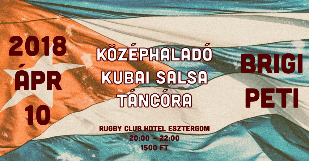 Középhaladó Kubai Salsa Táncóra