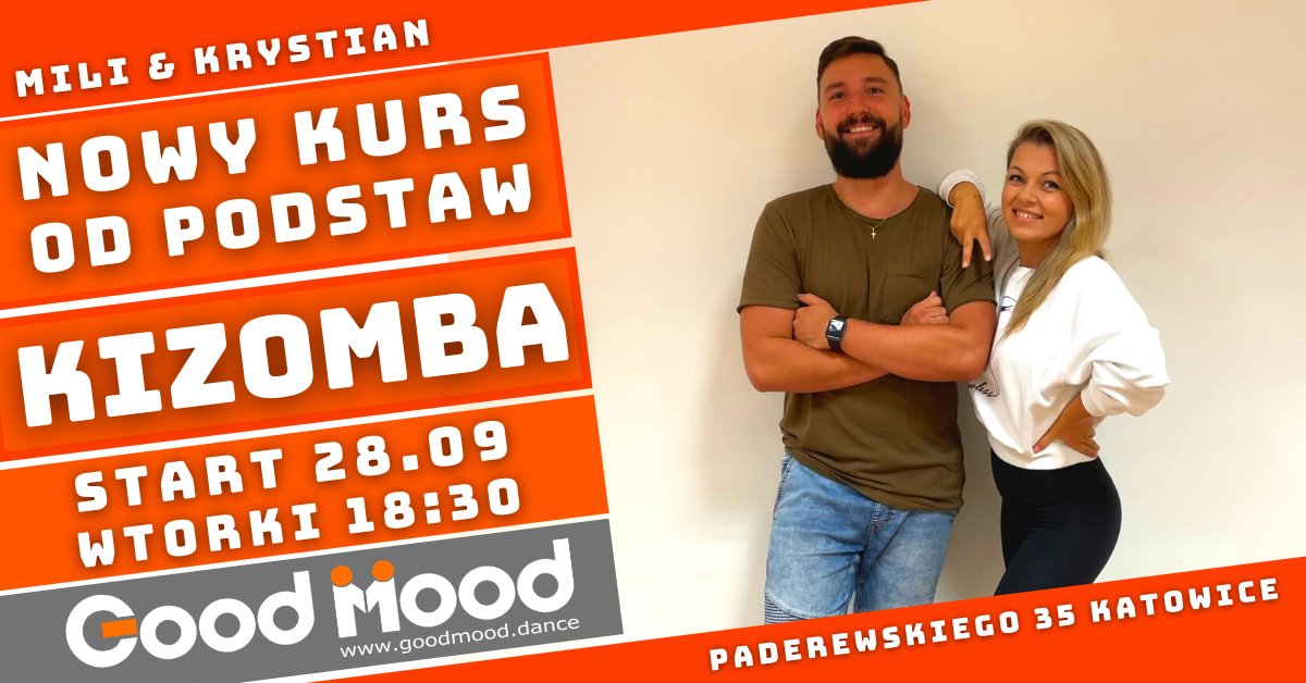 KIZOMBA od podstaw ★ NOWY Kurs Tańca ★ Wtorki 18:30 ★ 28.09.2021