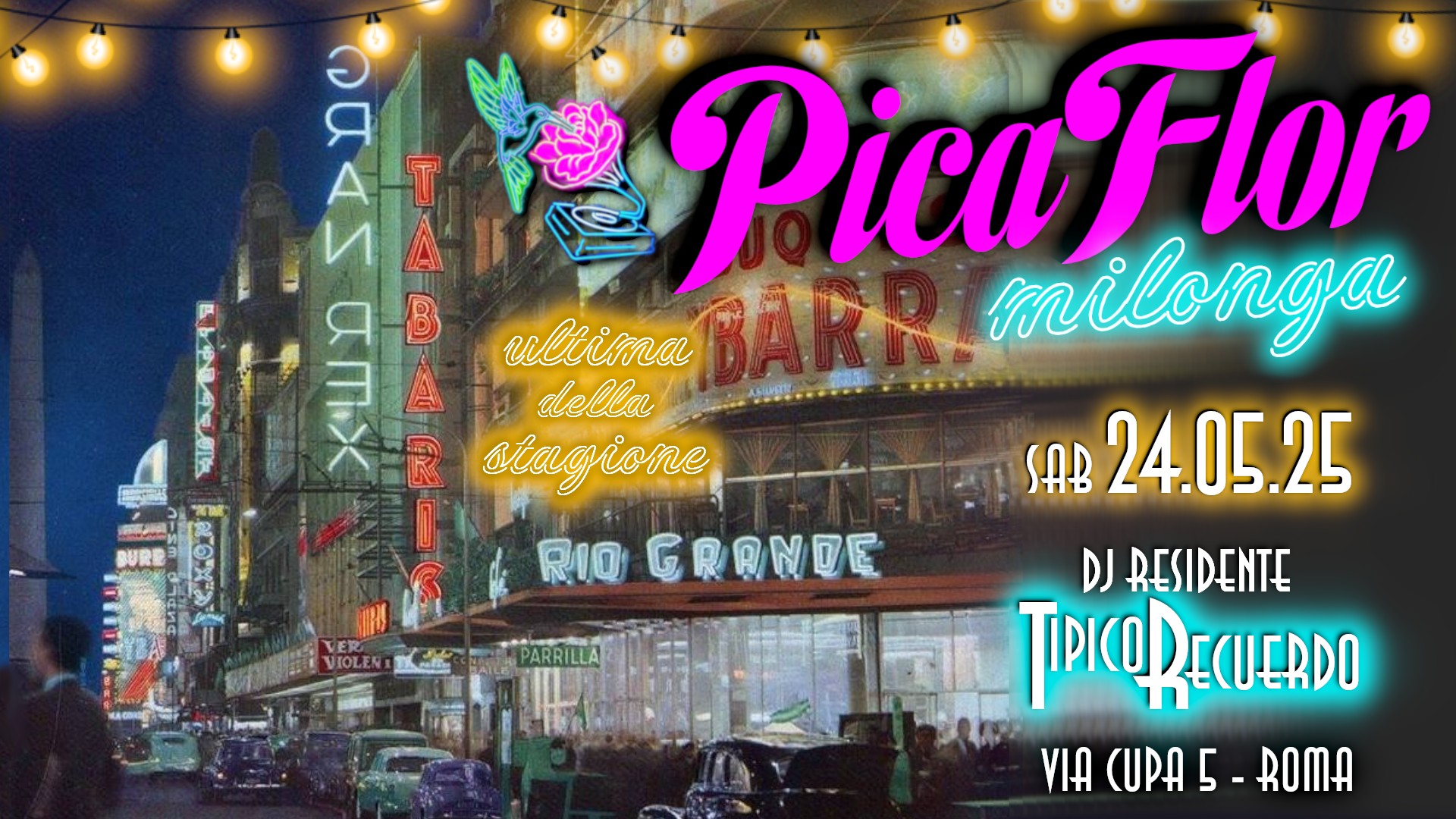 Picaflor Milonga ๐ซ Ultima della stagione