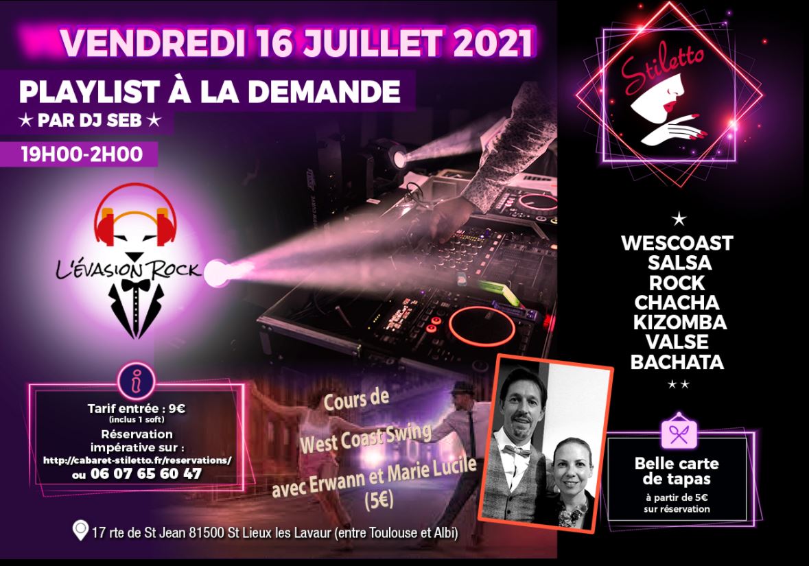 Soirée généraliste en partenariat avec “l”Evasion Rock”.