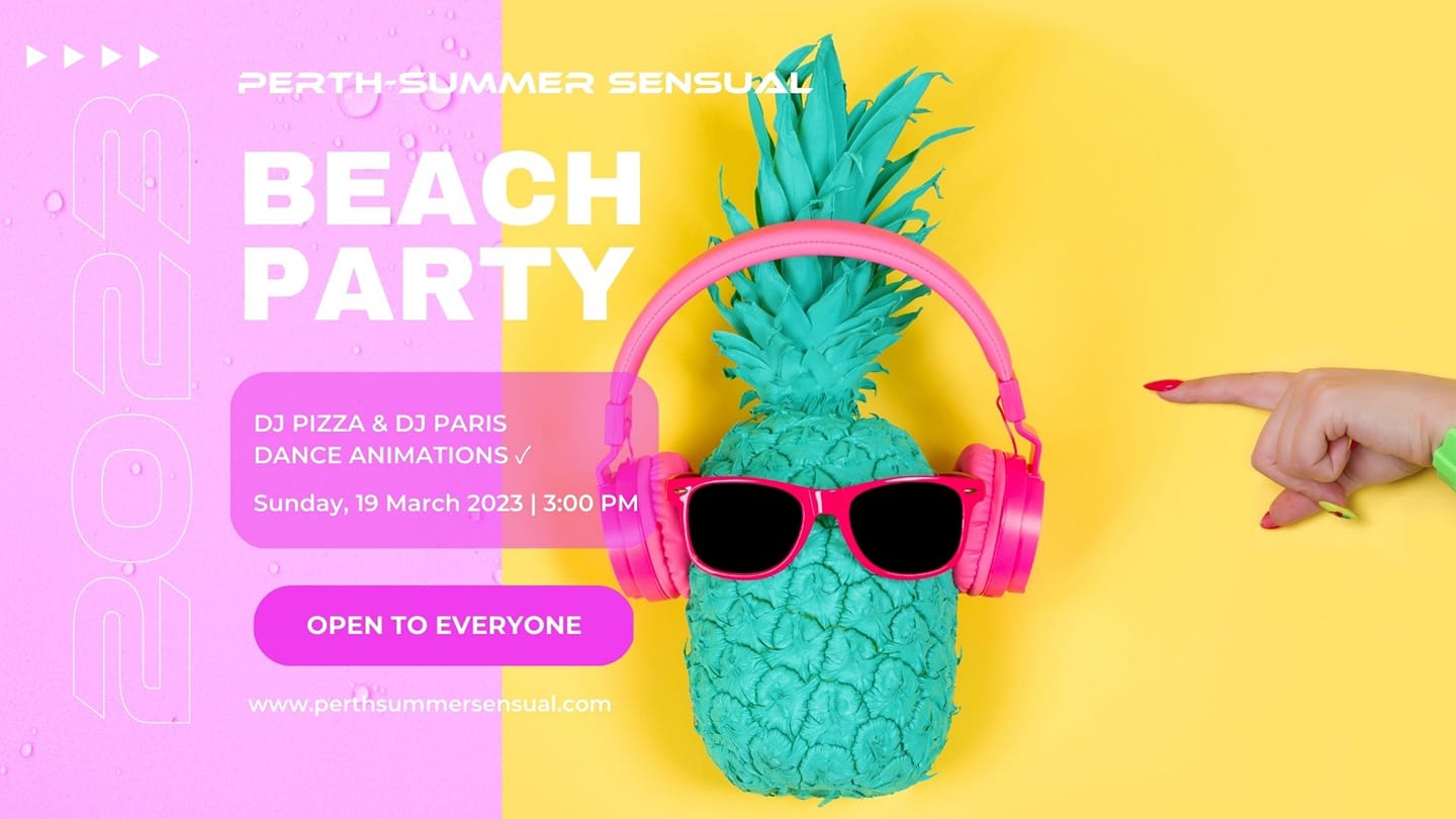 Perth Summer Sensual Beach Party