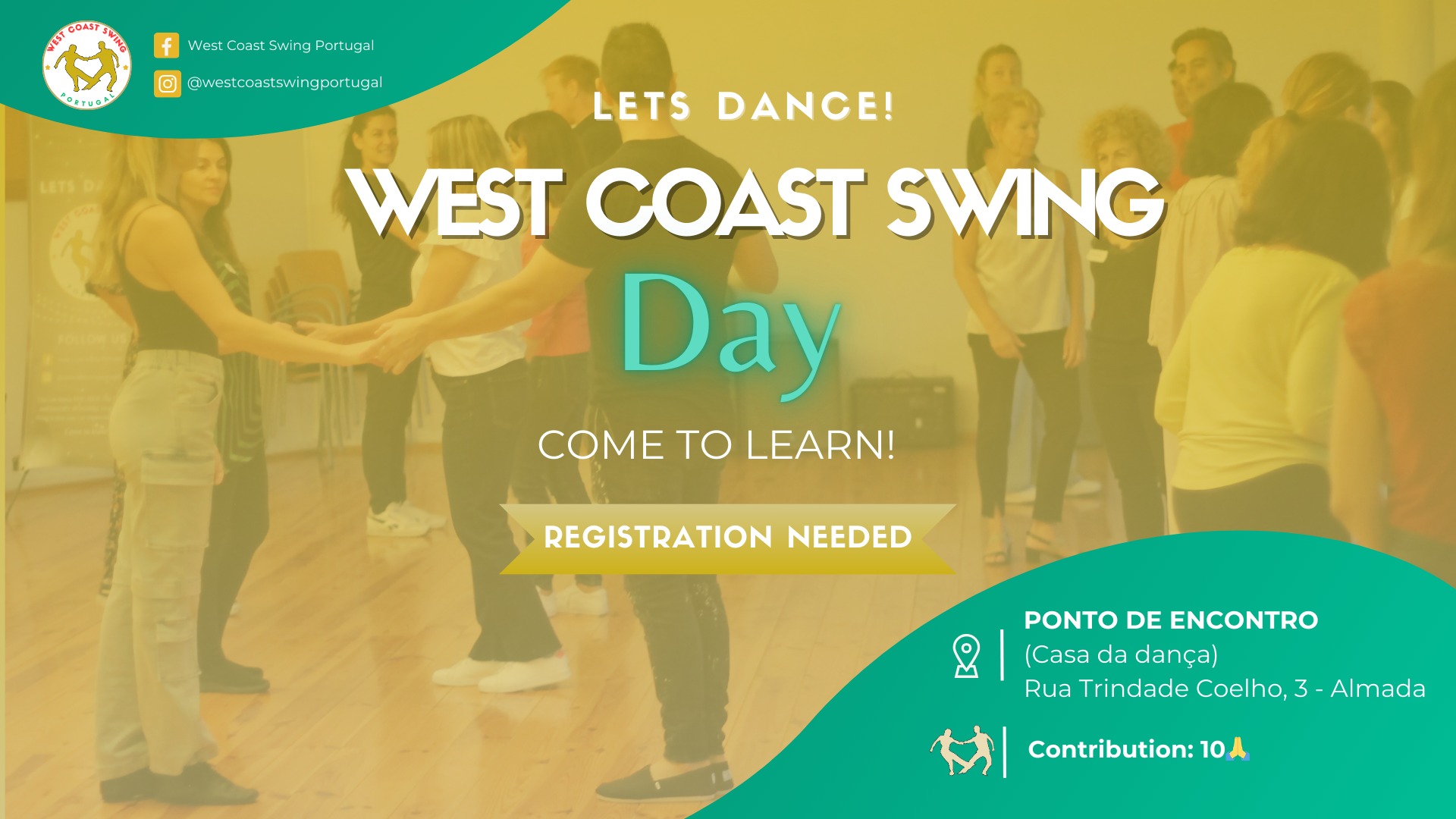 West Coast Swing Day - Taster and Multilevel Classes (2 rooms) and Party! (Registration Needed)