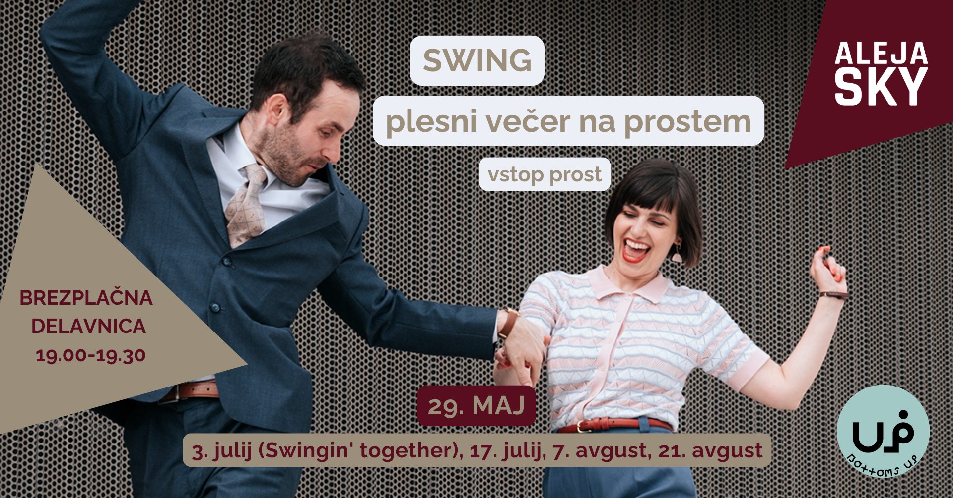 Swing plesni večer na prostem
