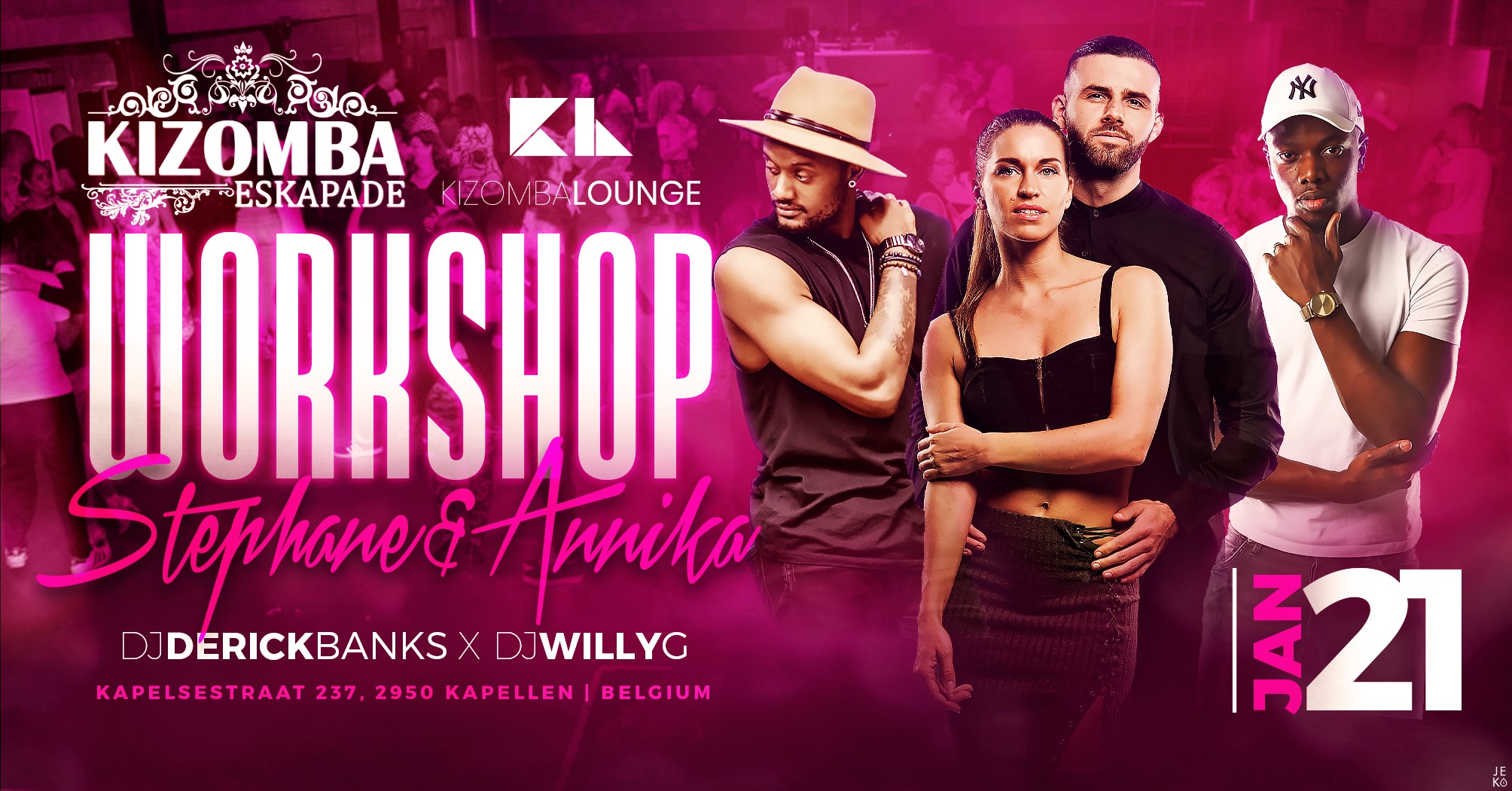 CANCELLED - Kizomba Eskapade & Kizomba Lounge