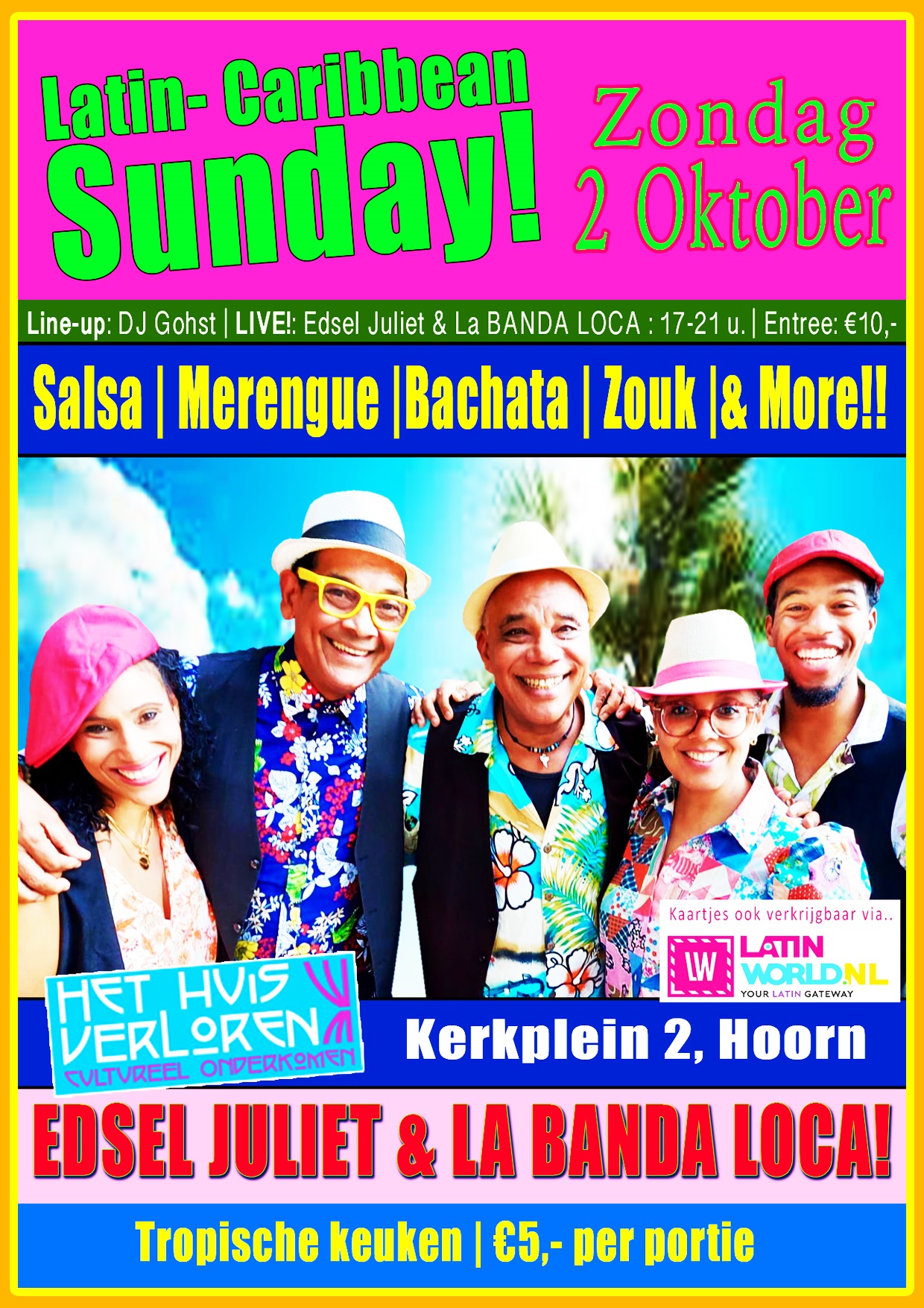 Hoorn: Latin Caribbean Sunday Party
