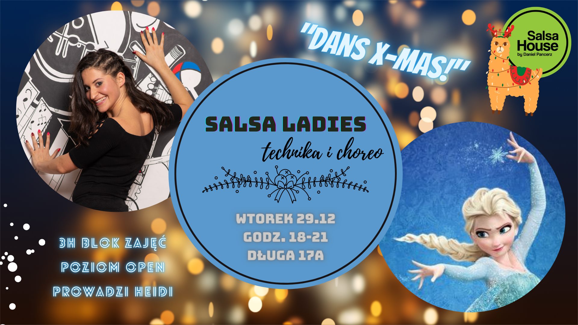 Chicas de la Santa Salsa Kurs Edukacji Ruchowej"Dans X-mas" Edition
