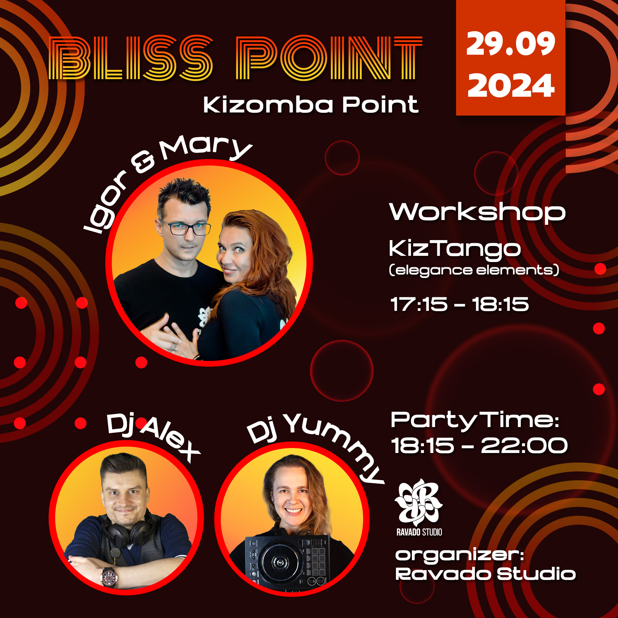 Kizomba Bliss Point in Ravado Studio