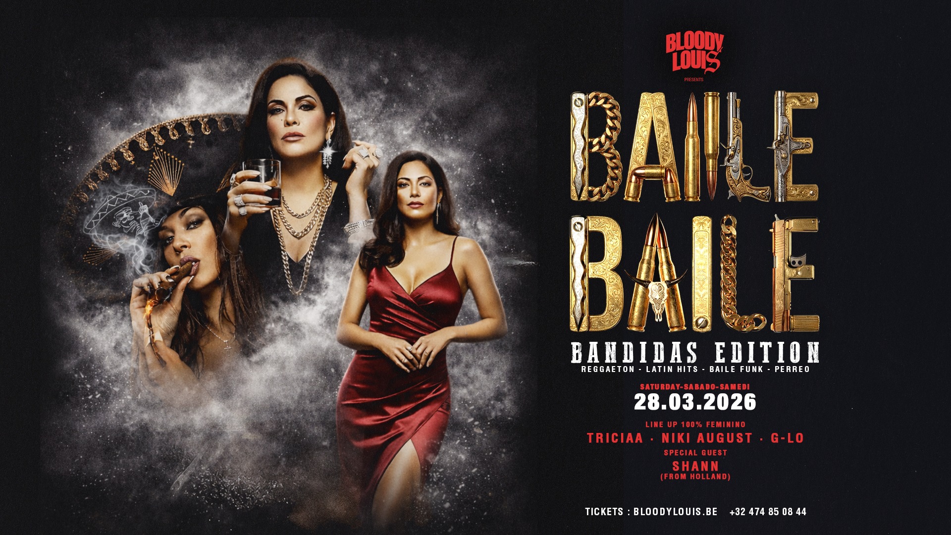 BAILE BAILE x BANDIDAS EDITION x SAT 28.03