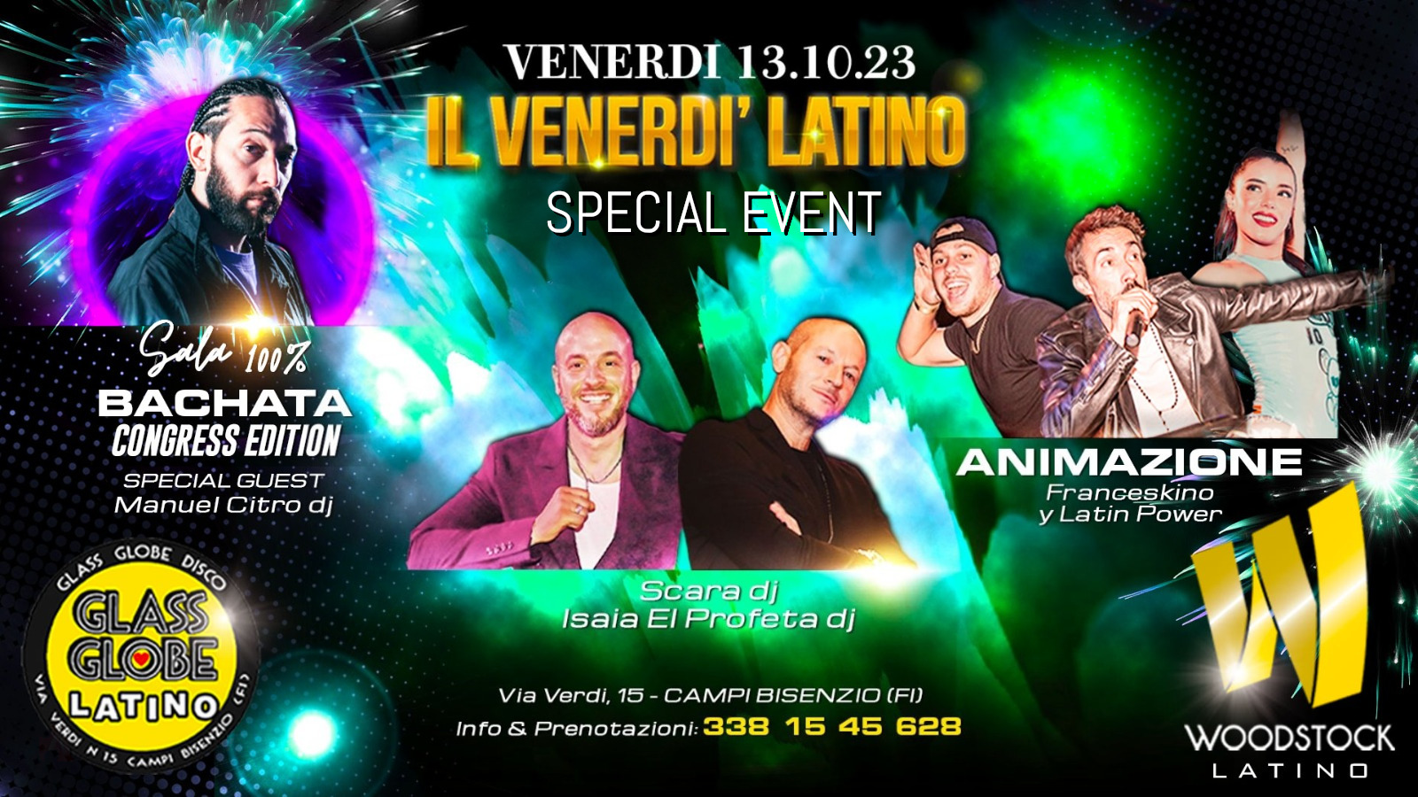 IL VENERDì LATINO @ Glass Globe