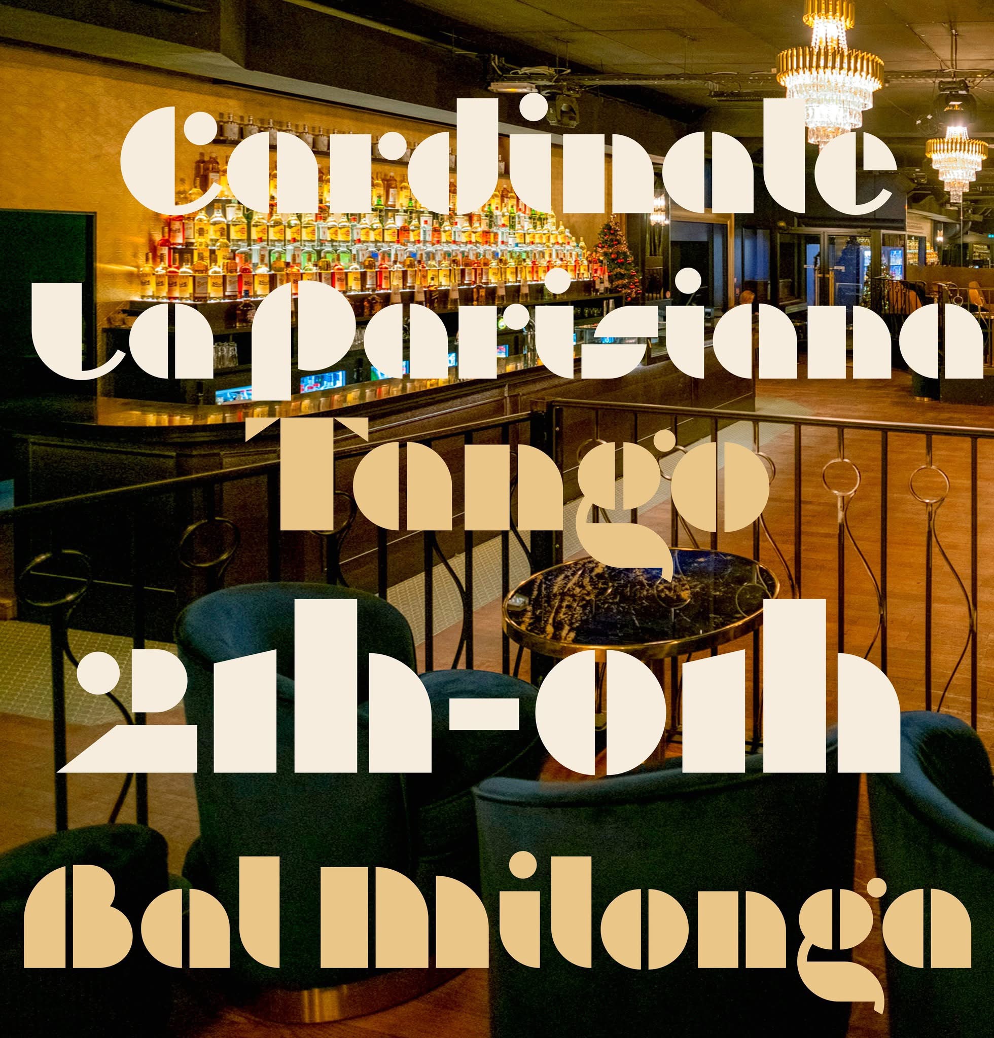 La Parisiana Cardinale Bal Milonga Tango 86