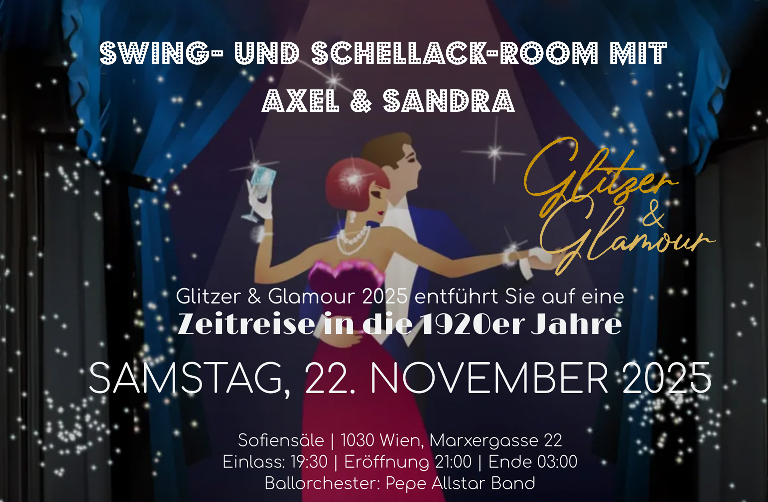 Glitzer & Glamour Ball 2025 - mit Swing&Schellacks Room