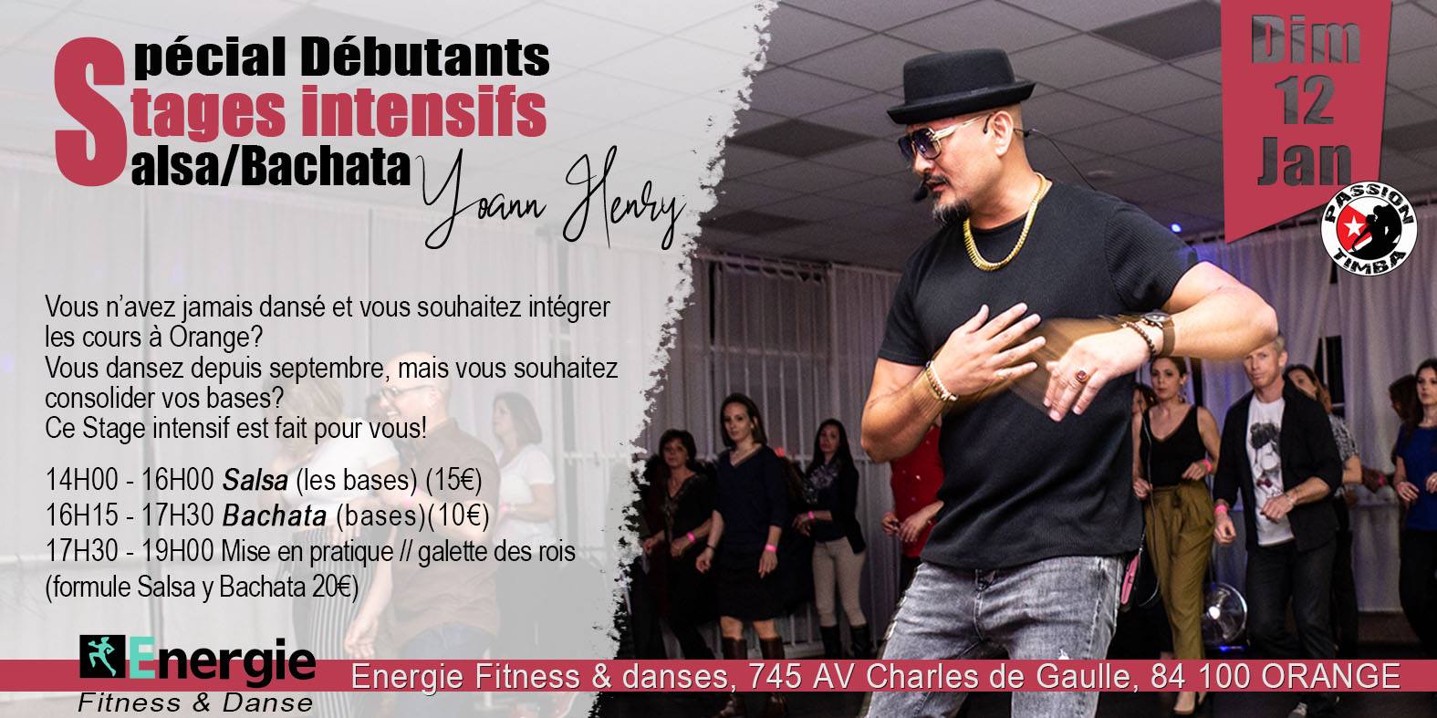 Stages intensifs special débutant Salsa et Bachata