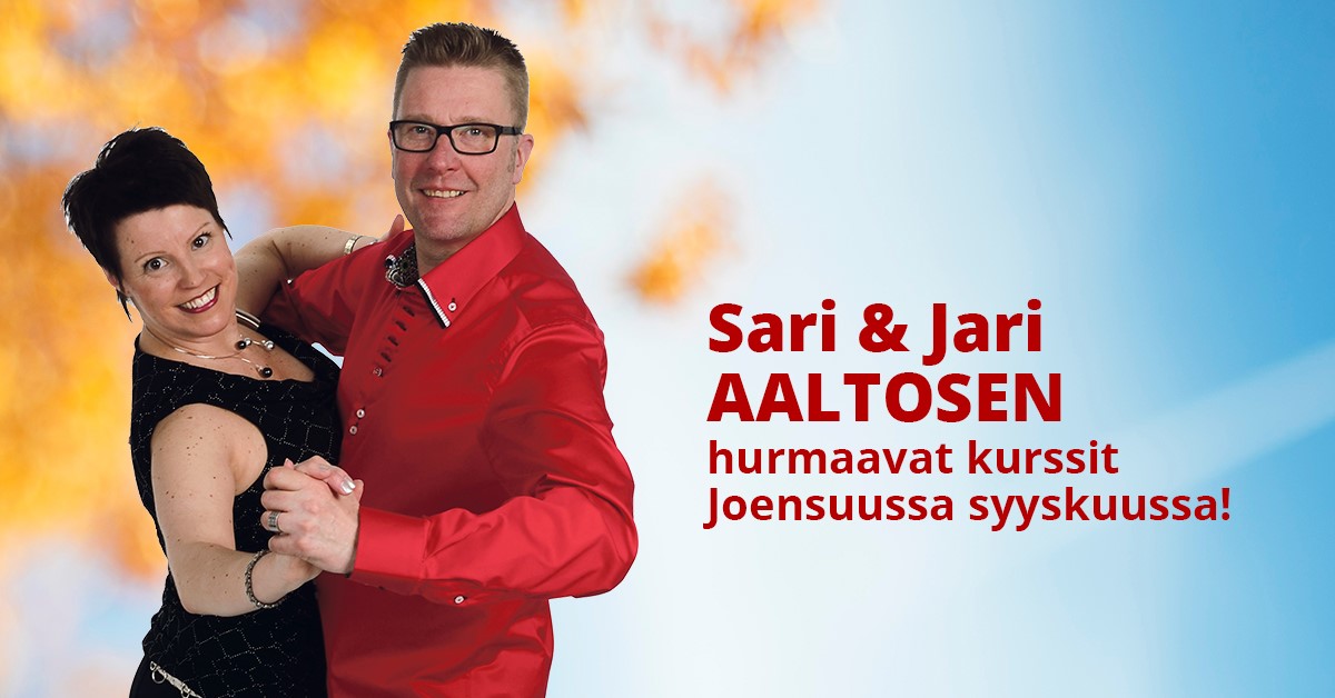 Sarin ja Jarin rakastetut tanssikurssit Joensuussa syyskuussa!
