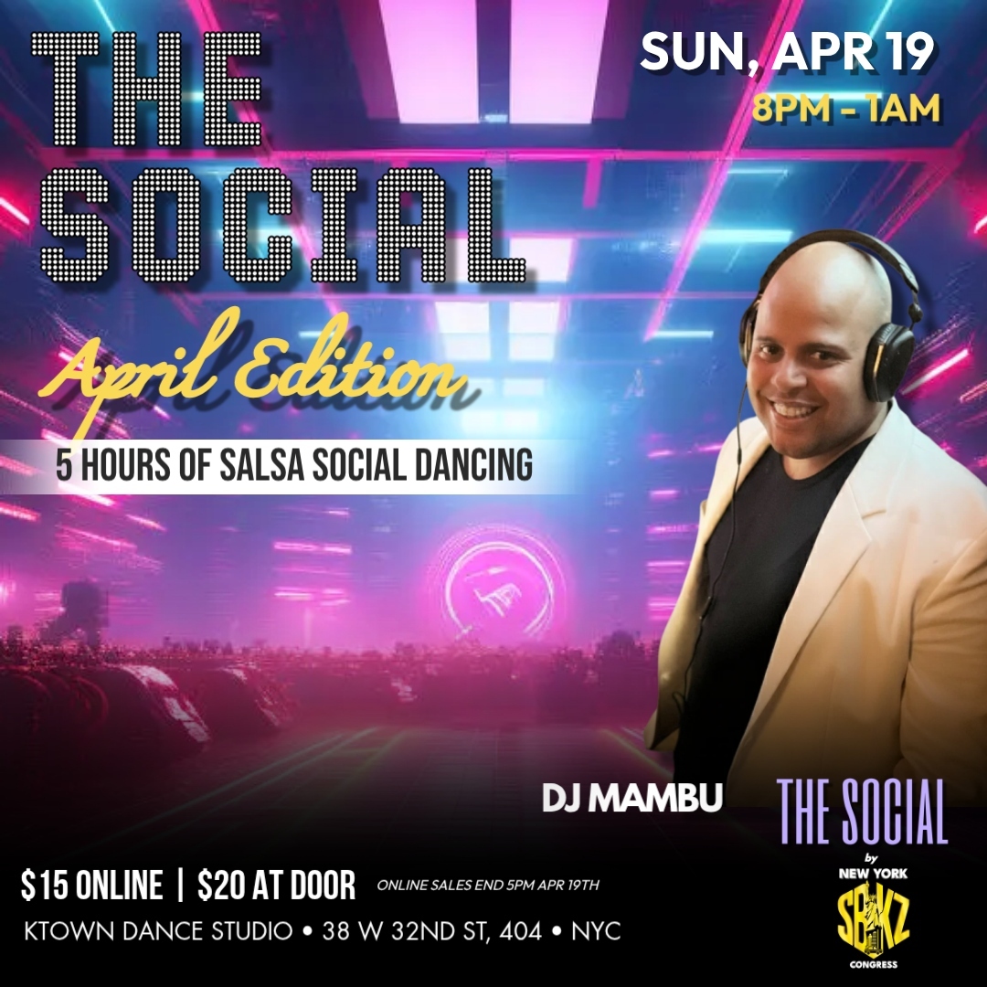 The Social by New York SBKZ Congress at KTown Sunday, April 19th