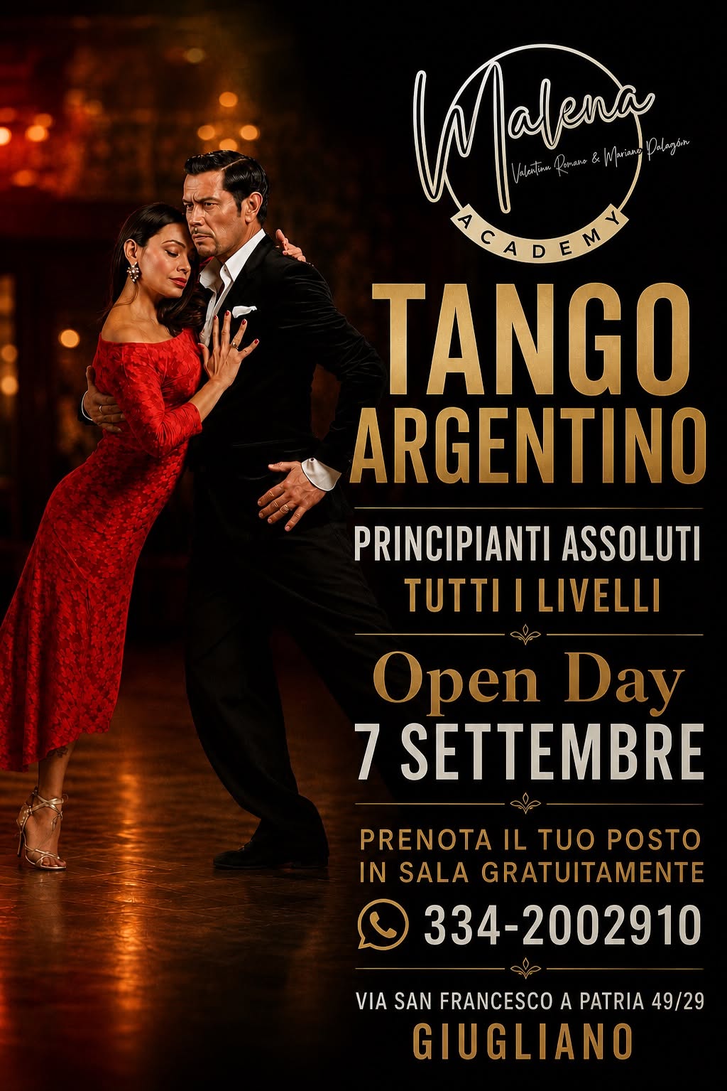 TANGO ARGENTINO - Nuovi Corsi