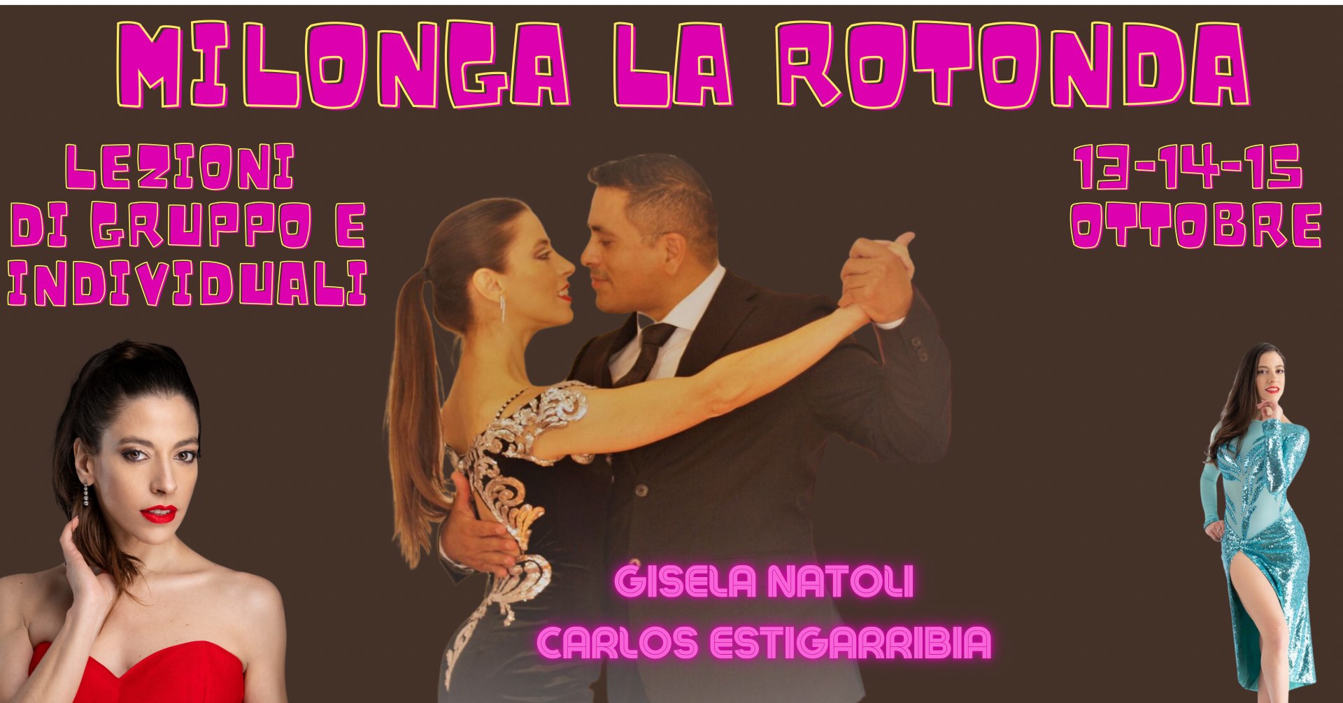 Gisela Natoli e Carlos Estigarribia alla Milonga La Rotonda!