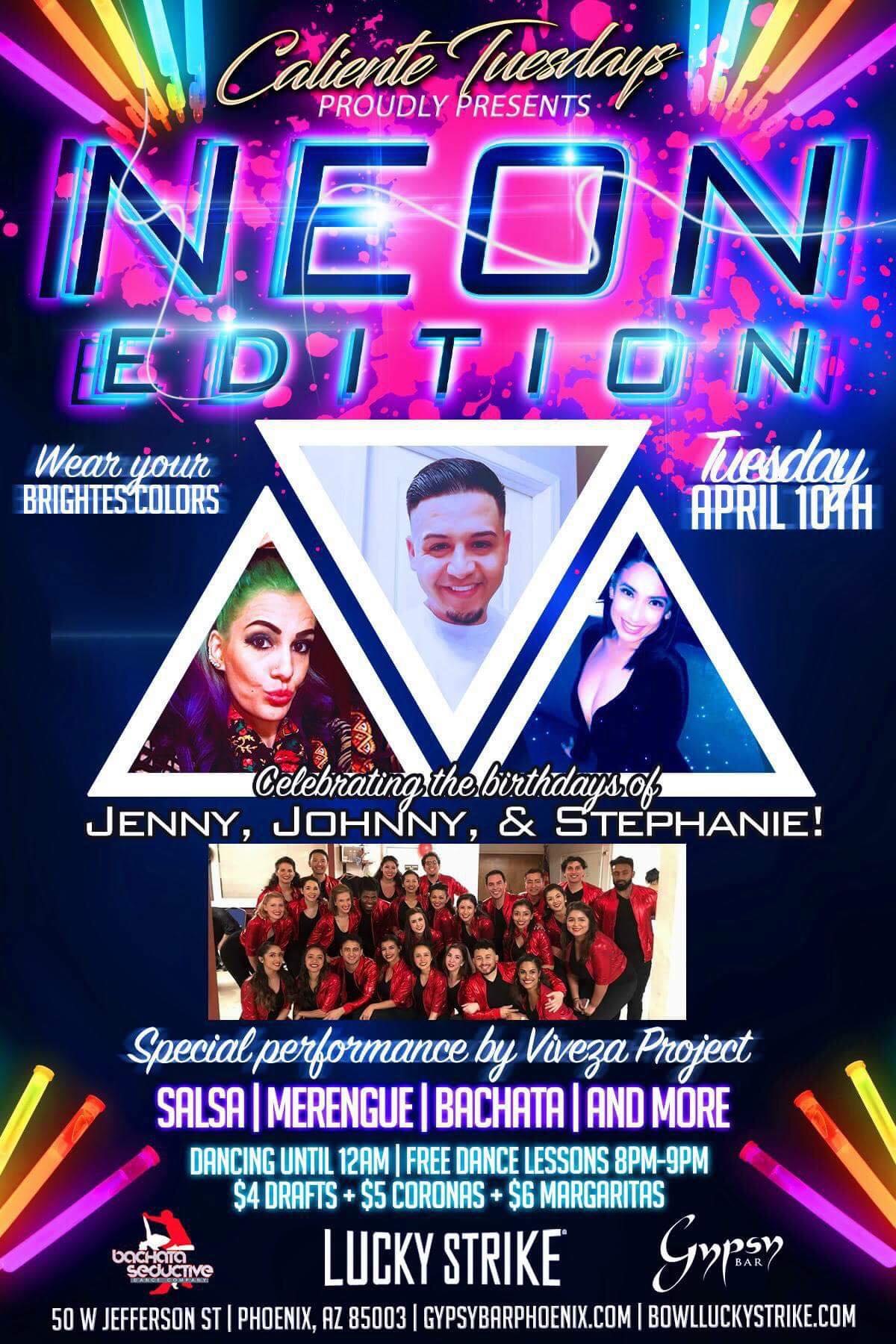Caliente Tuesday Neon Edition