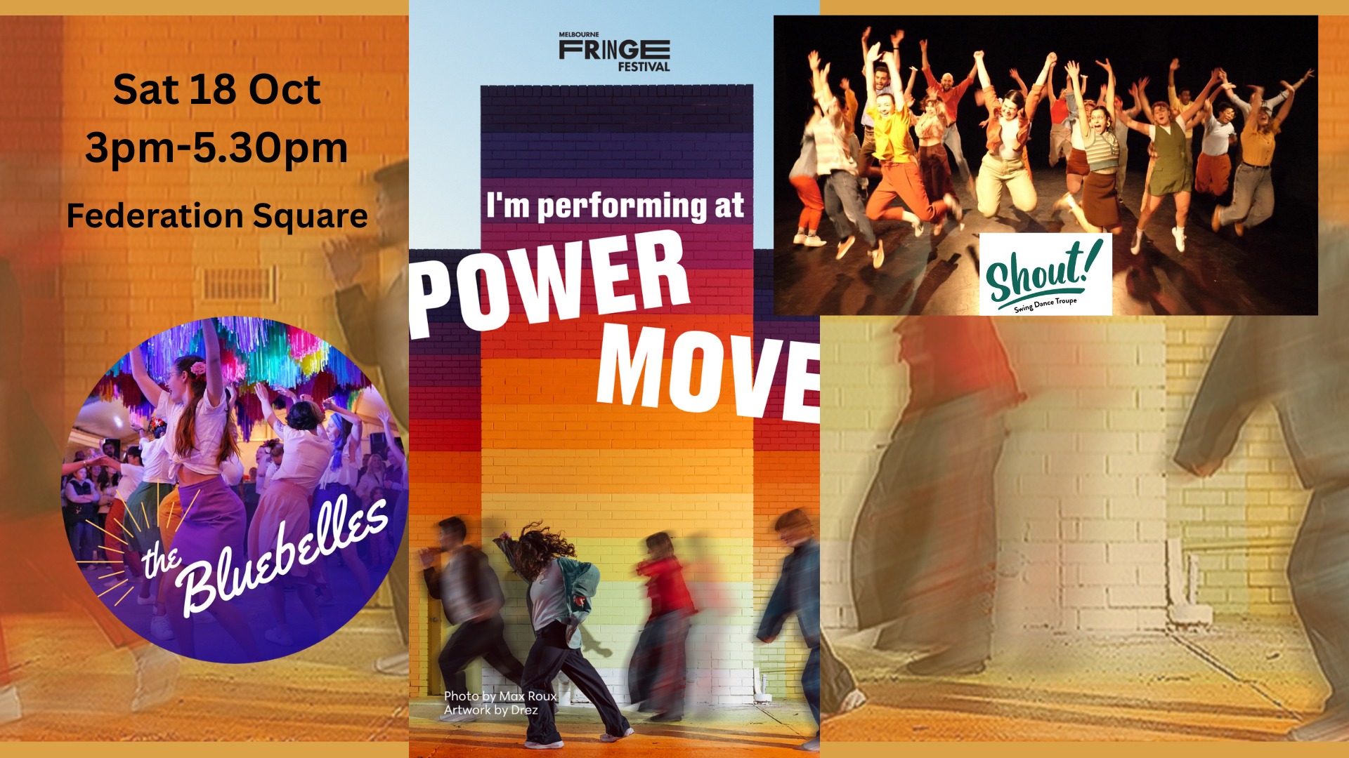 Swing dancing at Power Move @ Melbourne Fringe