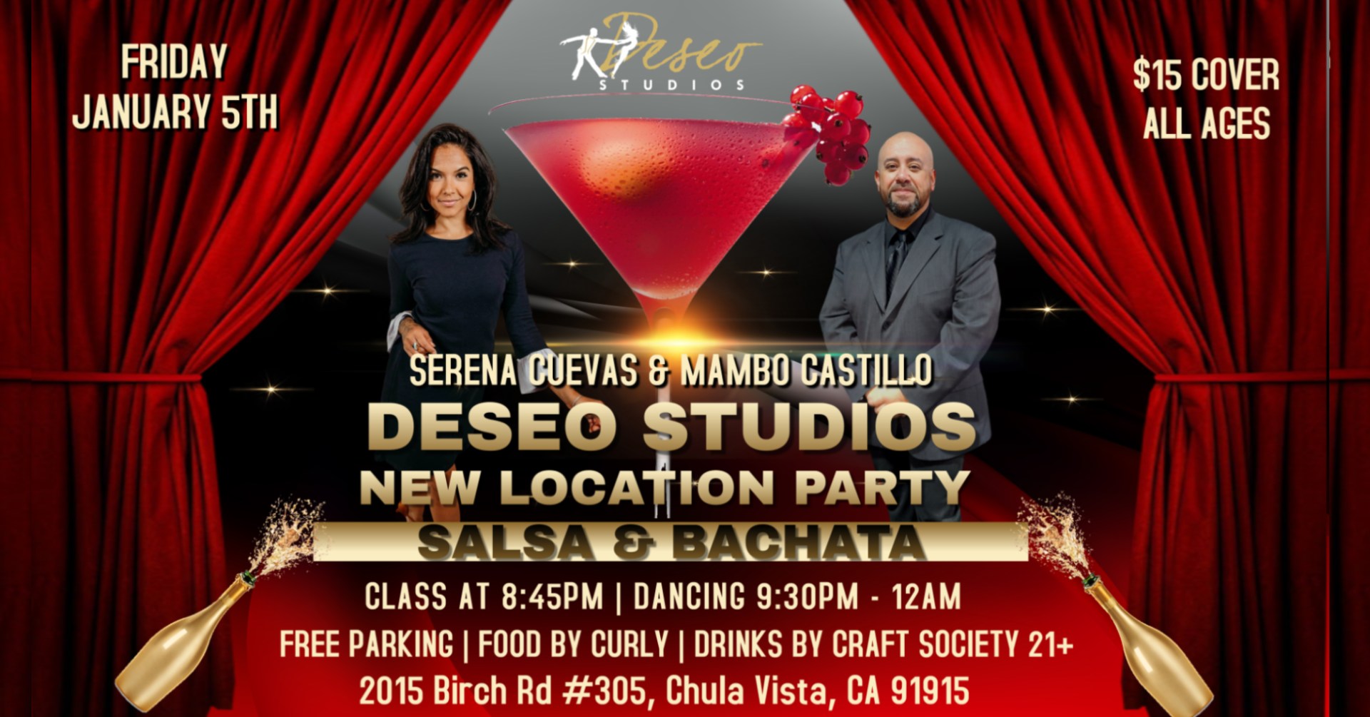 DESEO STUDIOS NEW LOCATION PARTY