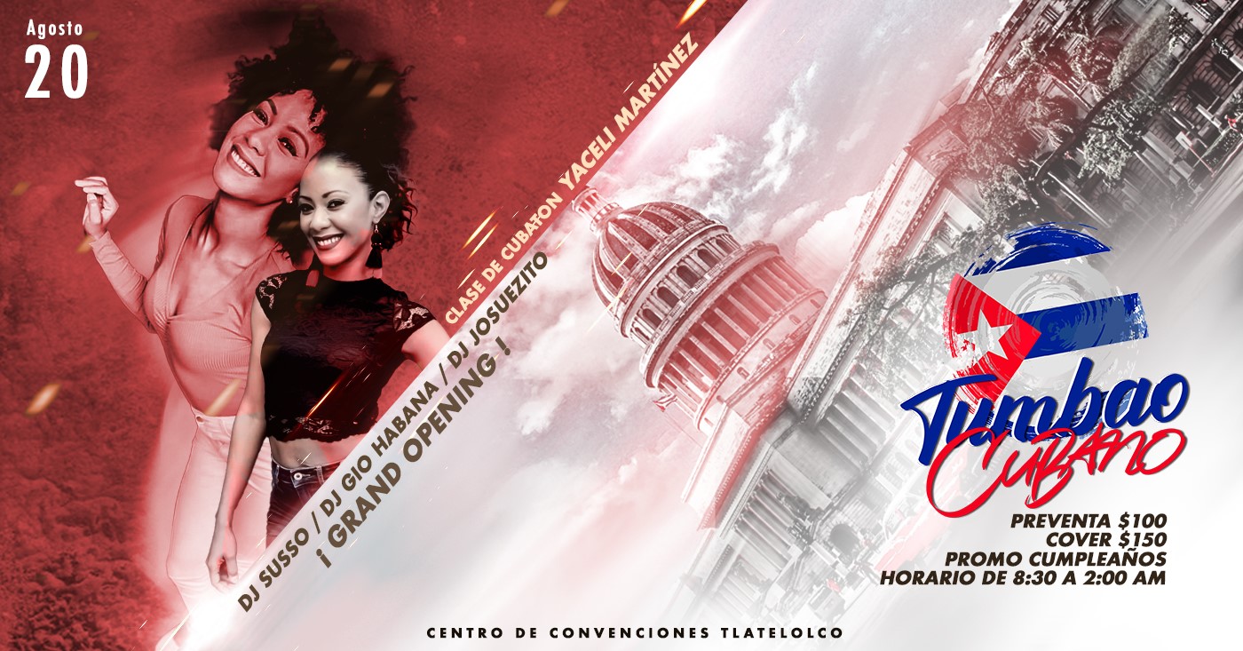 Tumbao Cubano Social Viernes 20 de agosto 8 pm