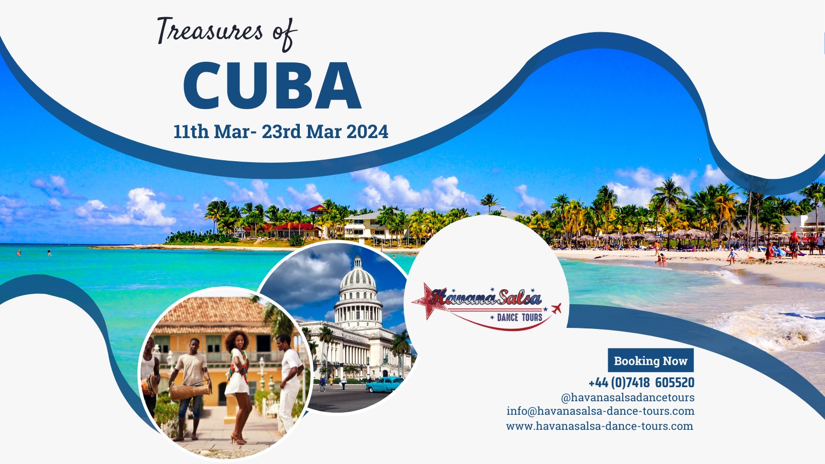 Dance Salsa Holiday to Cuba: Bespoke: Authentic: Dance: Culture: Music: Excursions: March 2024