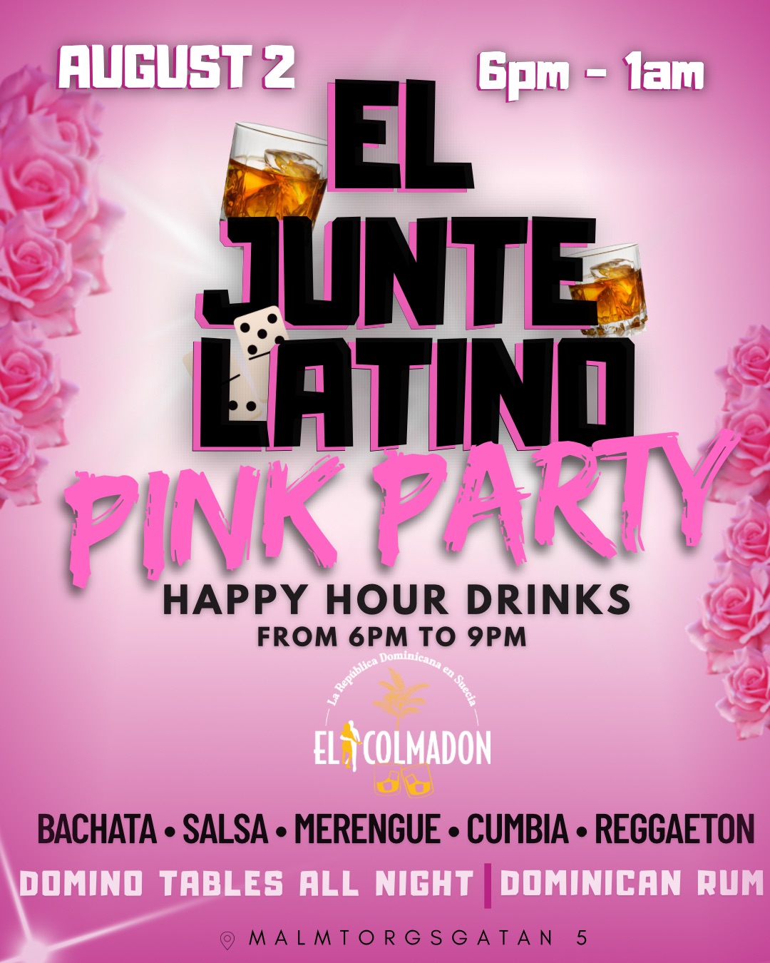 El Colmadon presents: EL JUNTE LATINO- PINK PARTY