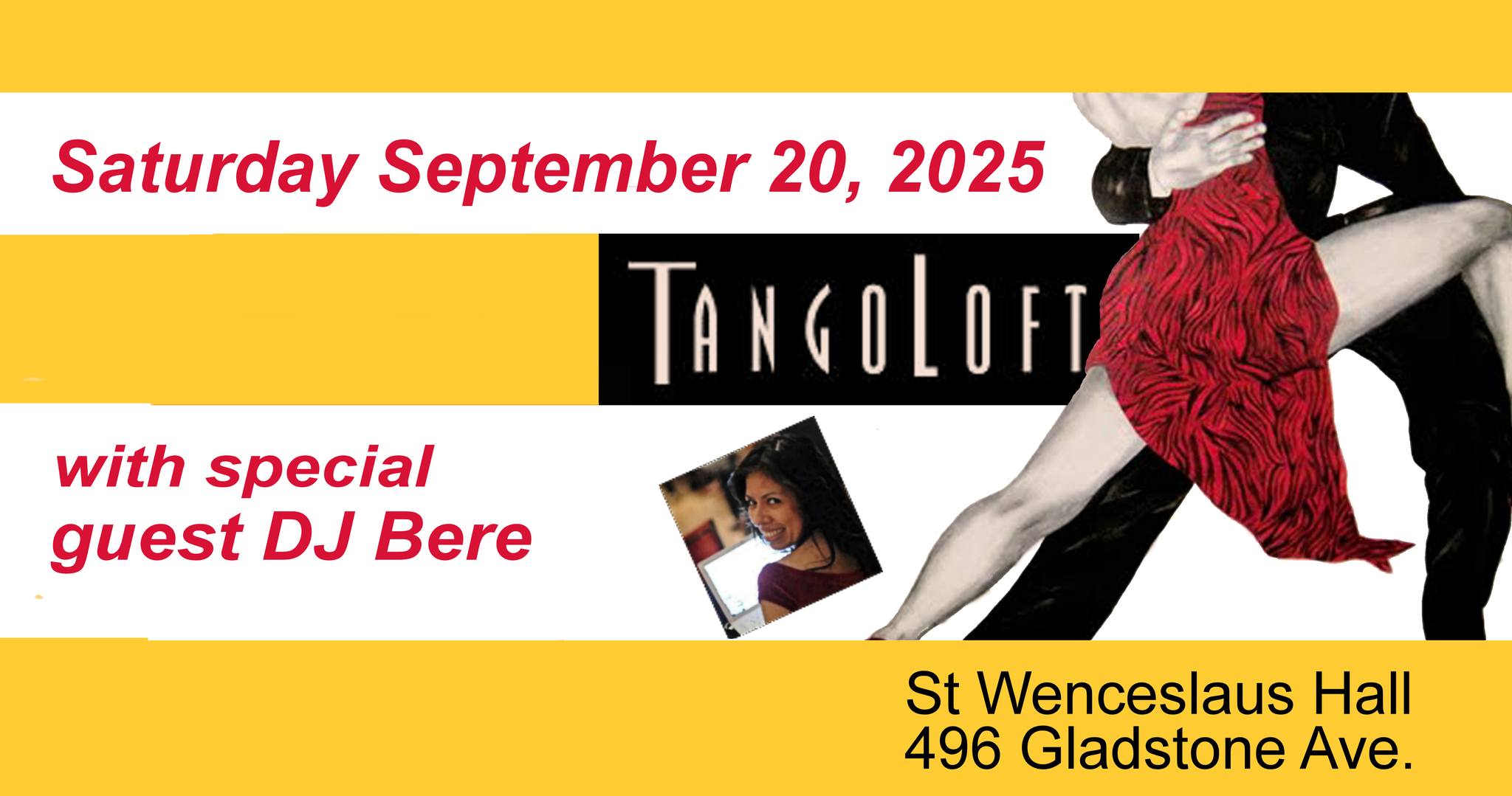 TangoLoft Milonga Saturday September 20, 2025