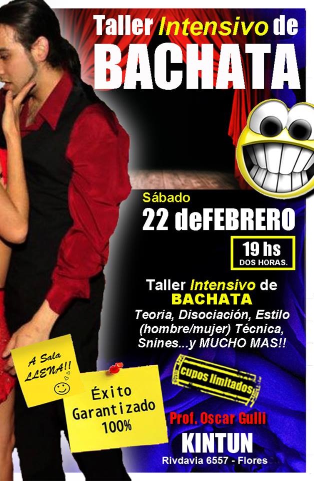 3er. y ultimo Taller de Bachata de Verano!!!!!