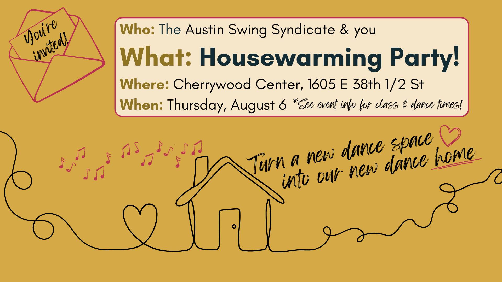 Austin Swing Syndicate Housewarming at Cherrywood (Post-Move Party)