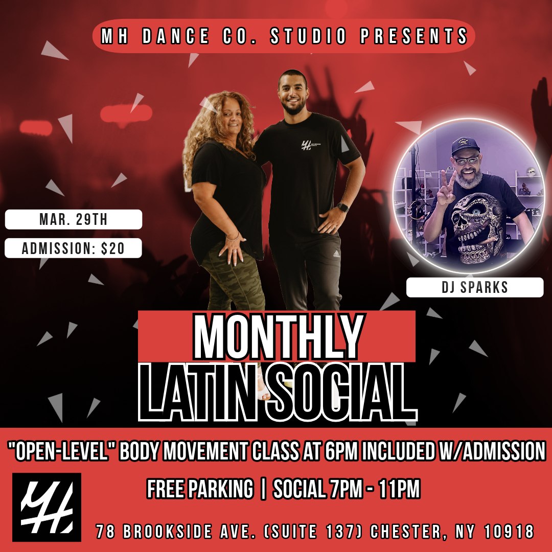 MH Dance Co. - Monthly Latin Social