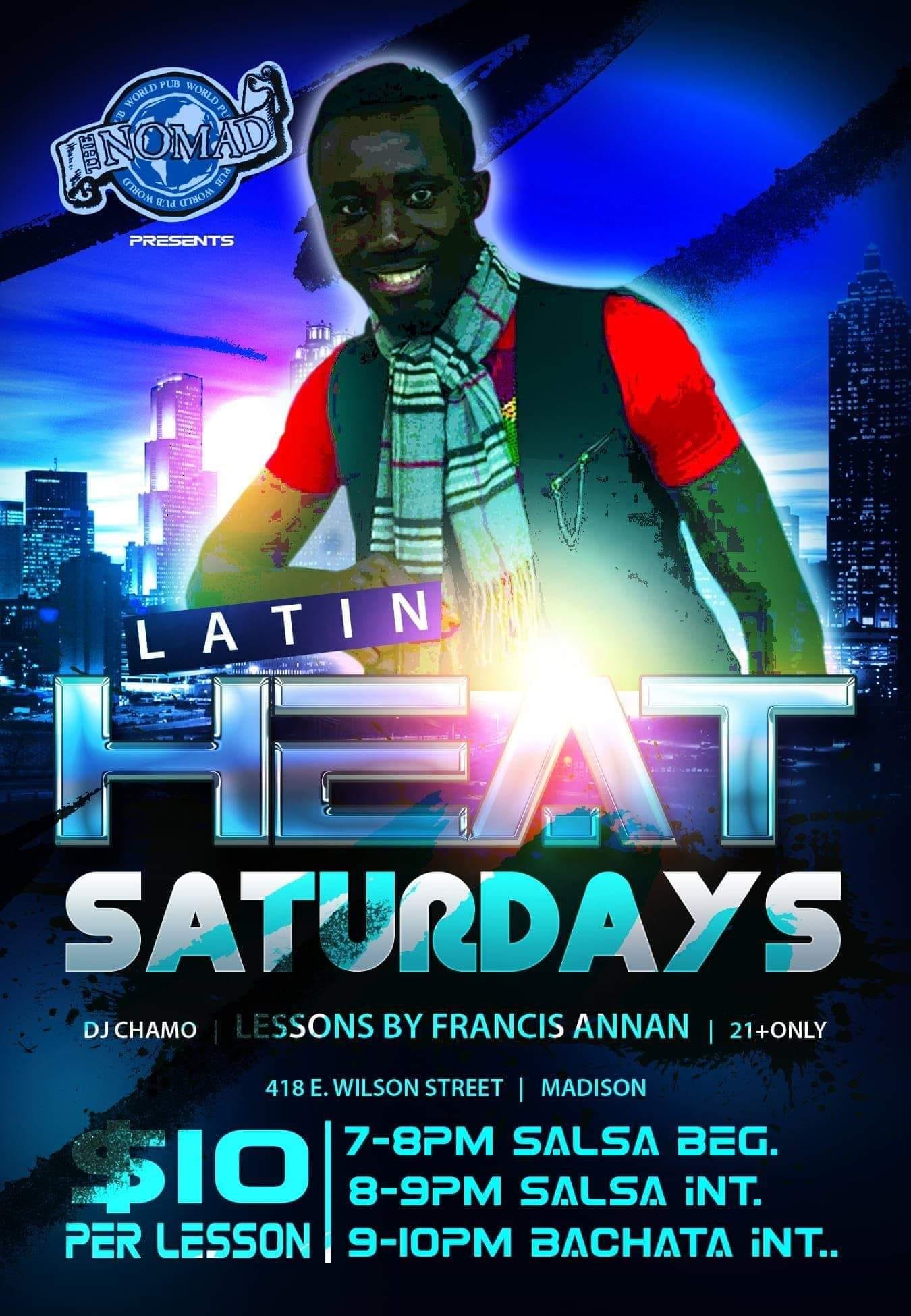 Latin Heat Salsa and Bachata Lessons with Francis Annan Affotey