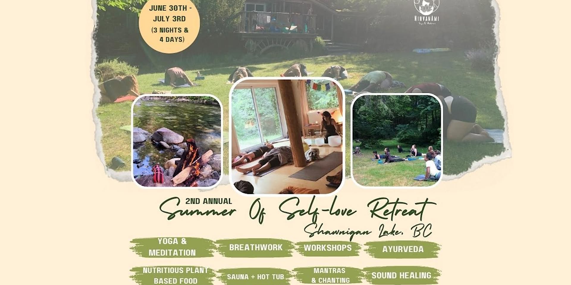 Summer of Self-Love: Yoga, Breathwork, Ayurveda & Sound Meditation Retreat