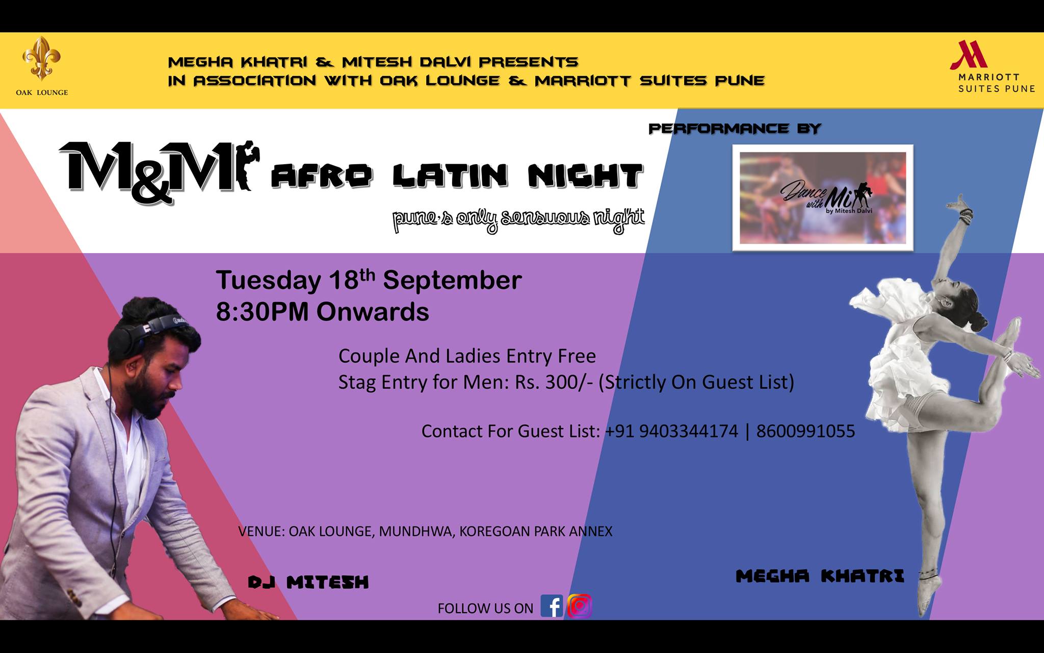 M&M Afro Latin Nights - 18th Sept