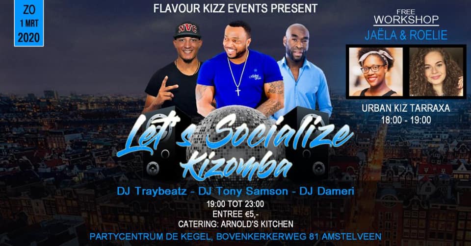 Let’s Socialize*Kizomba*UrbanKiz*Free Workshop*