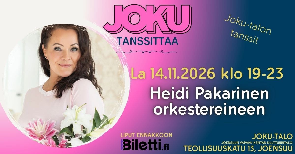 JOKU tanssittaa Heidi Pakarinen orkestereineen