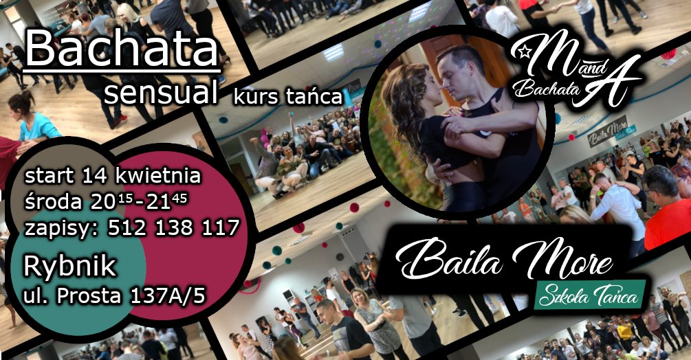 Bachata od podstaw Rybnik Baila More Środa 20:15-21:45