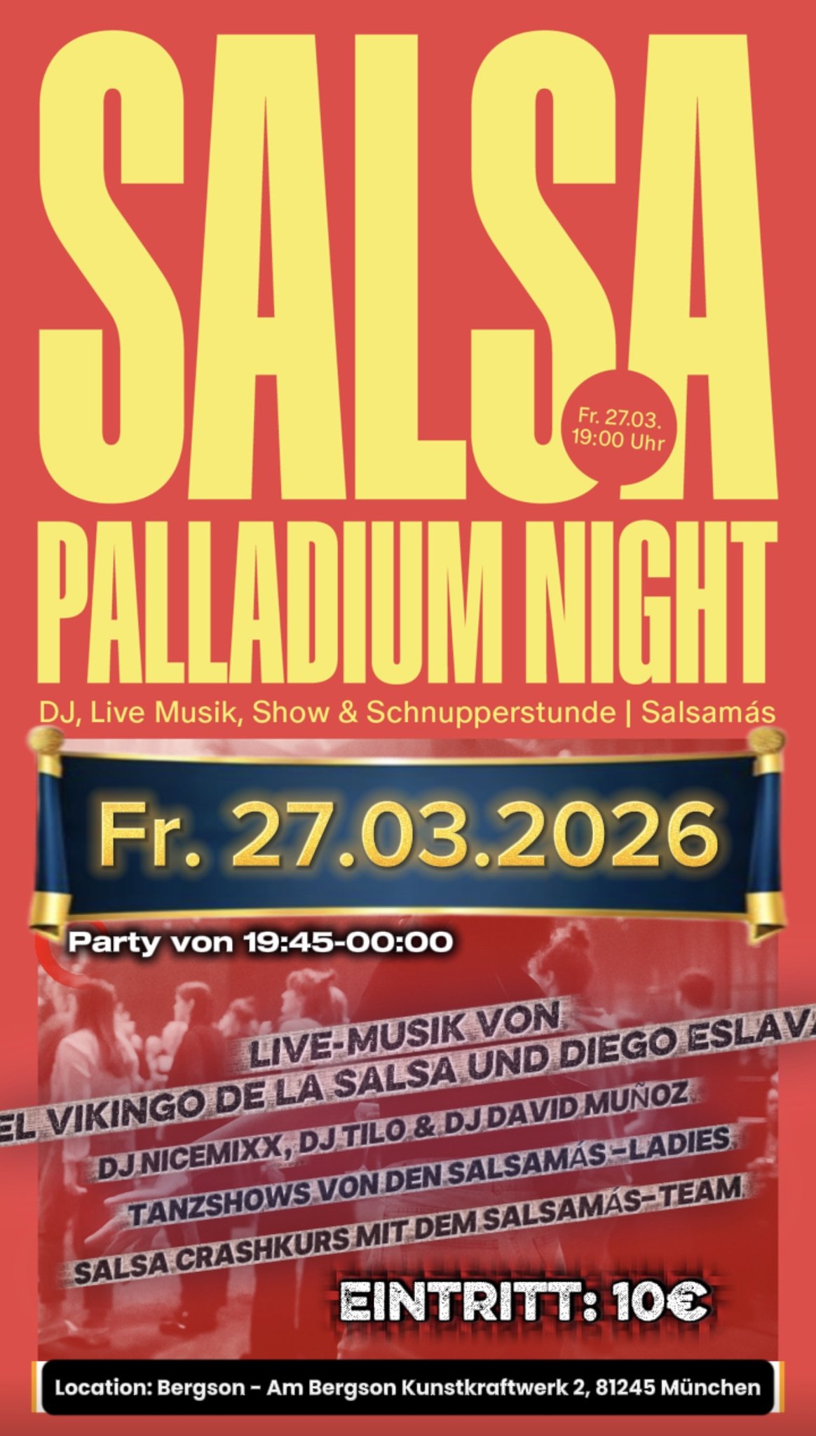 SALSA PALLADIUM NIGHT MIT SALSAMÁS & FRIENDS