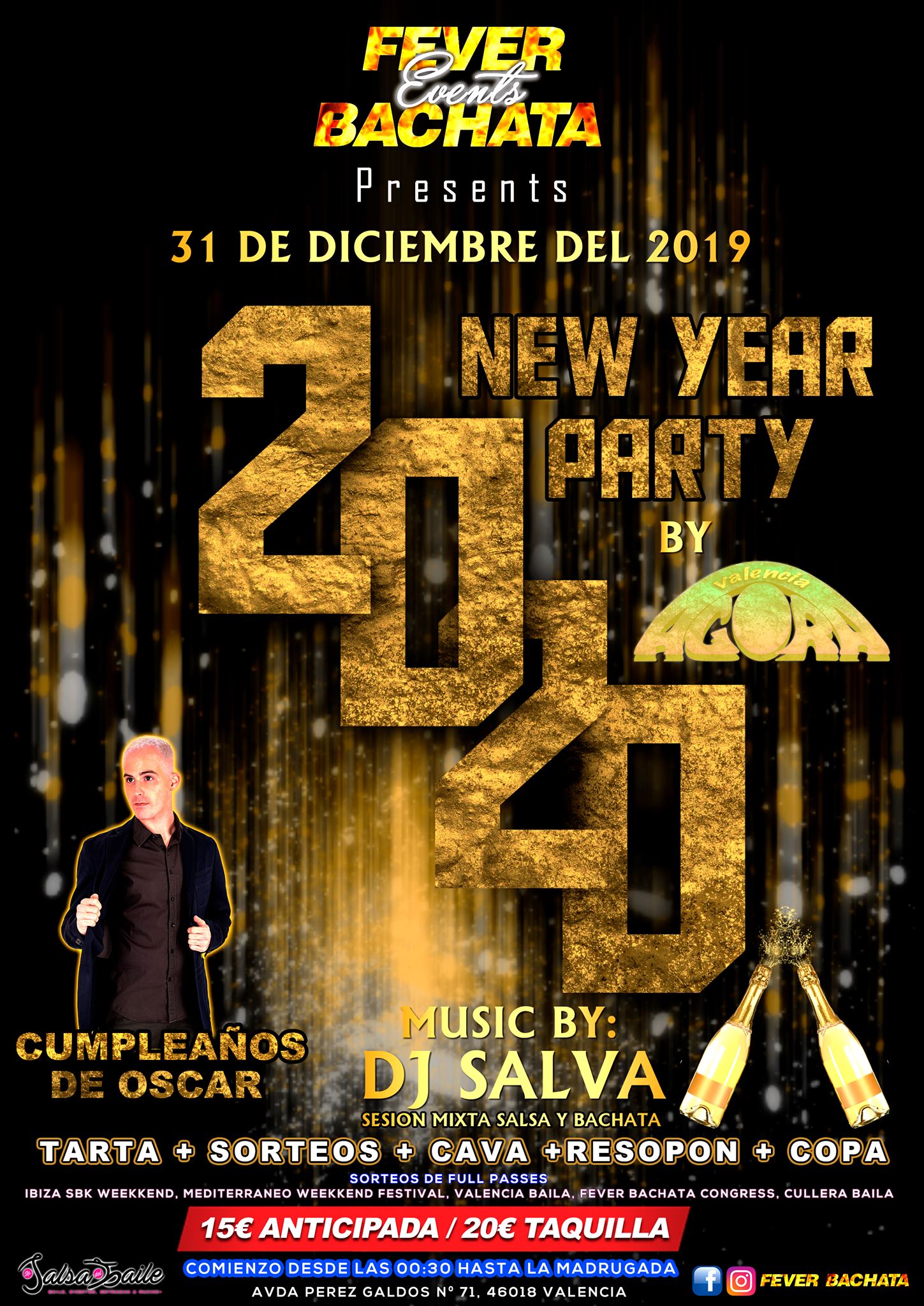 Agora New Year Party 2020 (Martes 31 de diciembre)