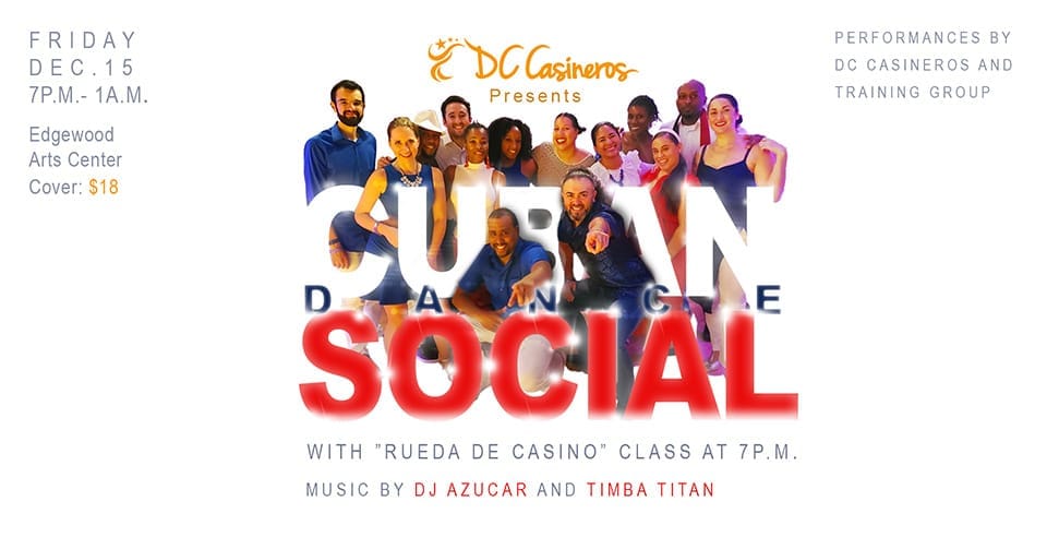 DC Casineros Cuban Dance Social "Holiday Edition"