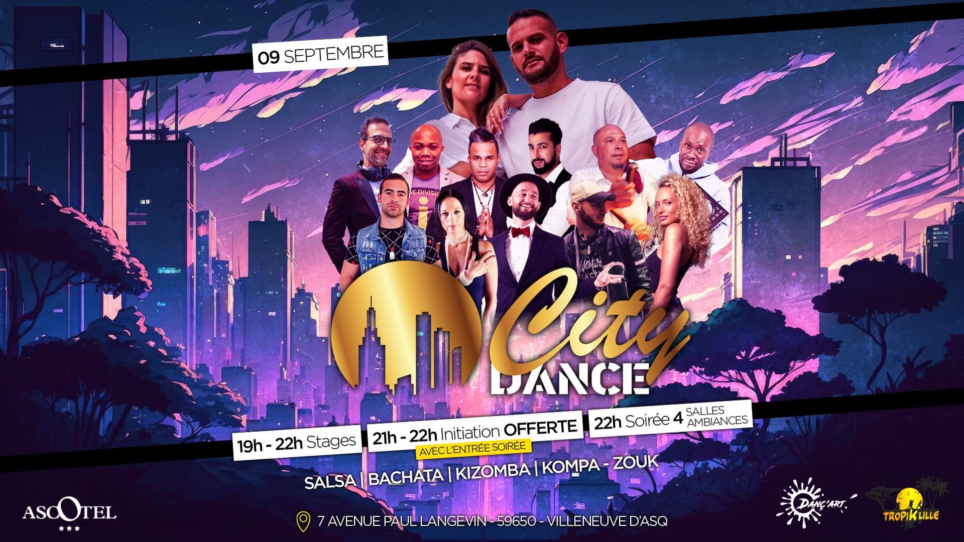 ☆ CITY DANCE ☆ 4 salles > La Mensuelle Lilloise