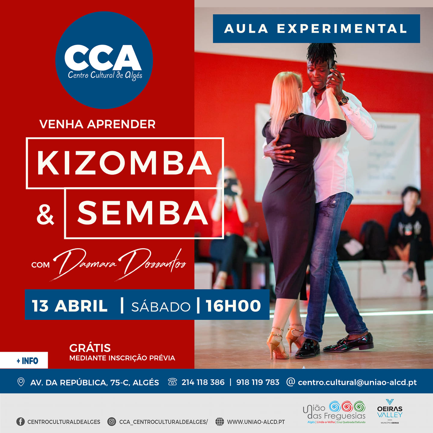 Aula Experimental Gratuita KIZOMBA SEMBA 😍