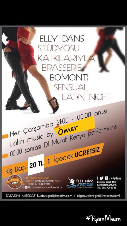 Braserrie Bomonti Sensual Dance Night