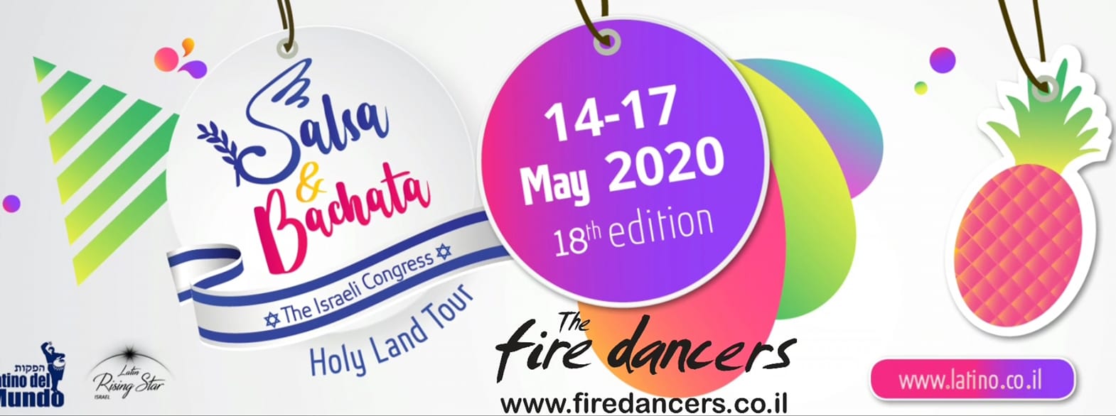 Israeli Salsa & Bachata Congress - Fire Dancers