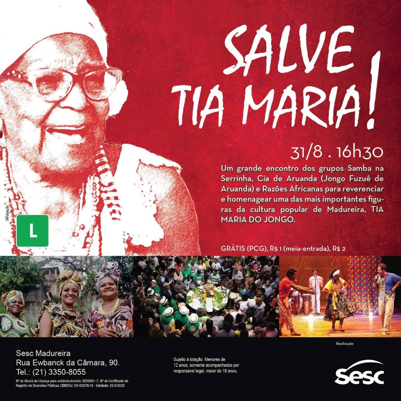 Salve Tia Maria do Jongo !