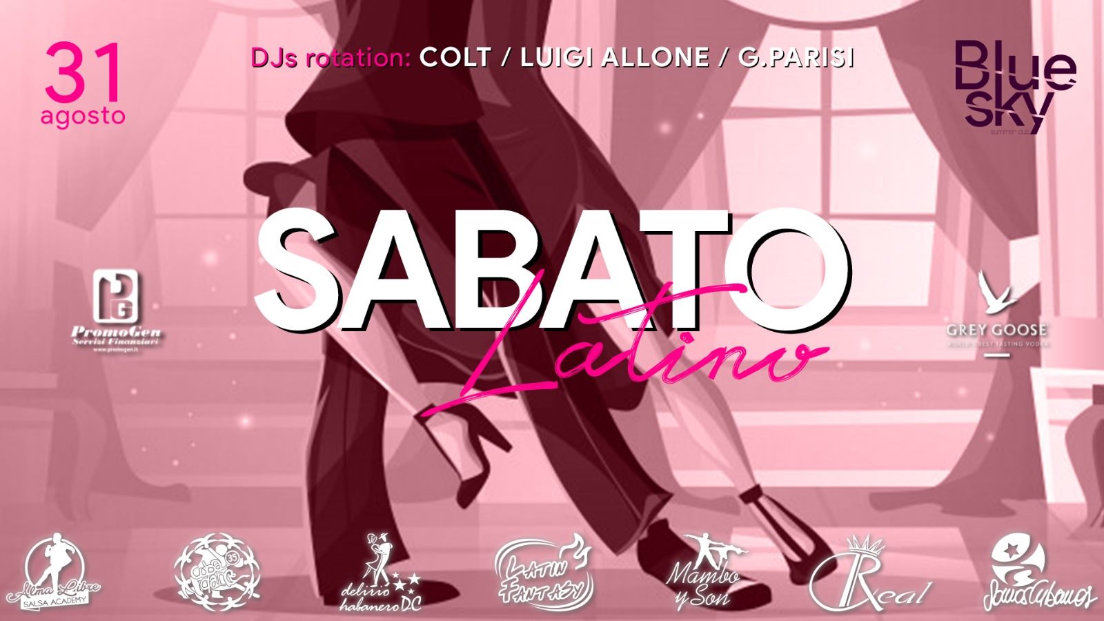 Ultima NOCHE ♫♪ Il Sabato Latino Messinese Blue Sky ♫♪