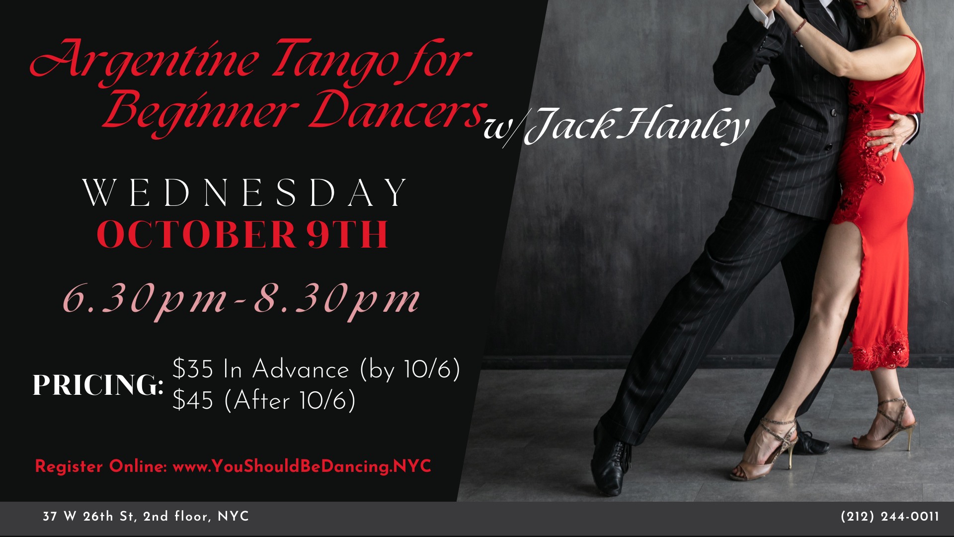 Argentine Tango for Beginner Dancers with Jack Hanley