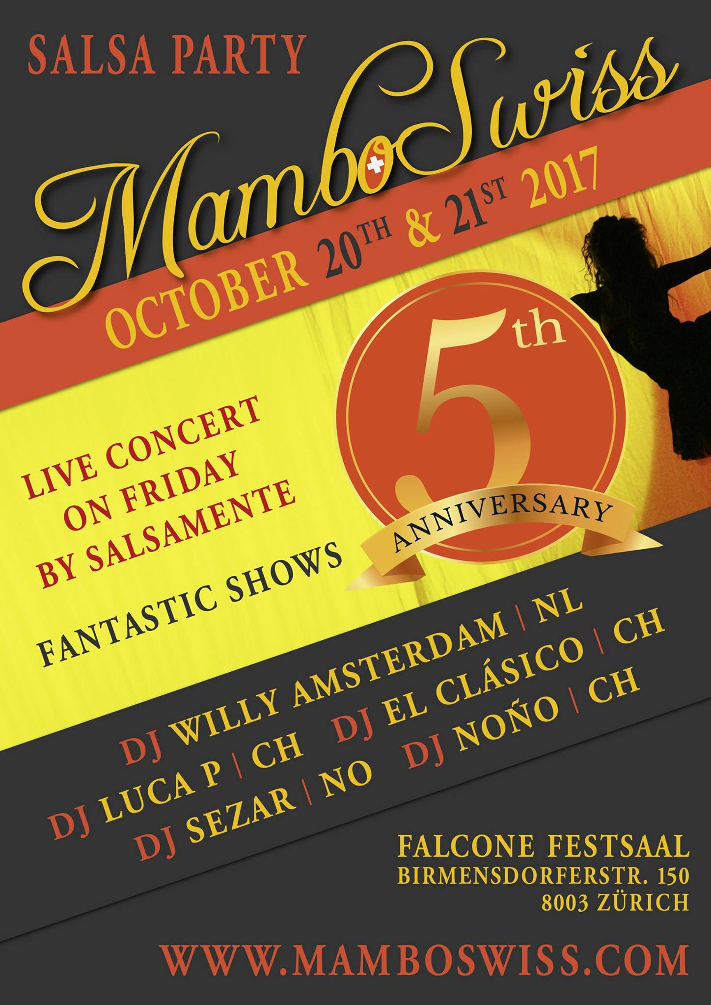 MamboSwiss - 5th Anniversary Oct 2017 Friday + Saturday
