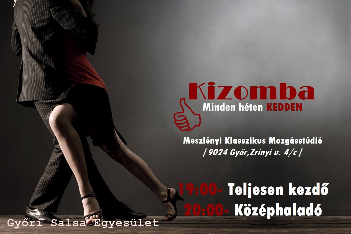 Teljesen KEZDŐ Kizomba oktatás