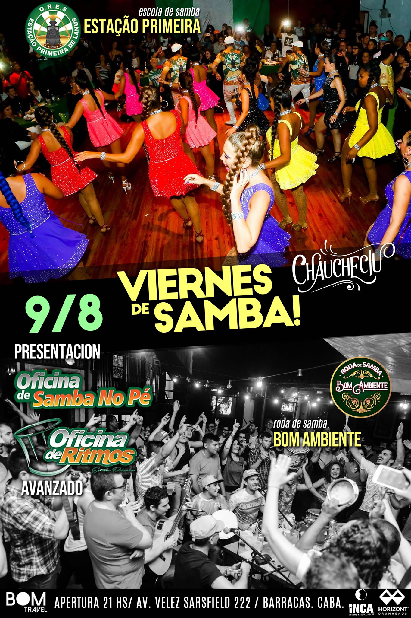 Viernes de Samba! + *Oficina de Ritmos y Samba No Pé*
